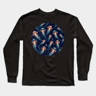 Jellyfish luminous Long Sleeve T-Shirt